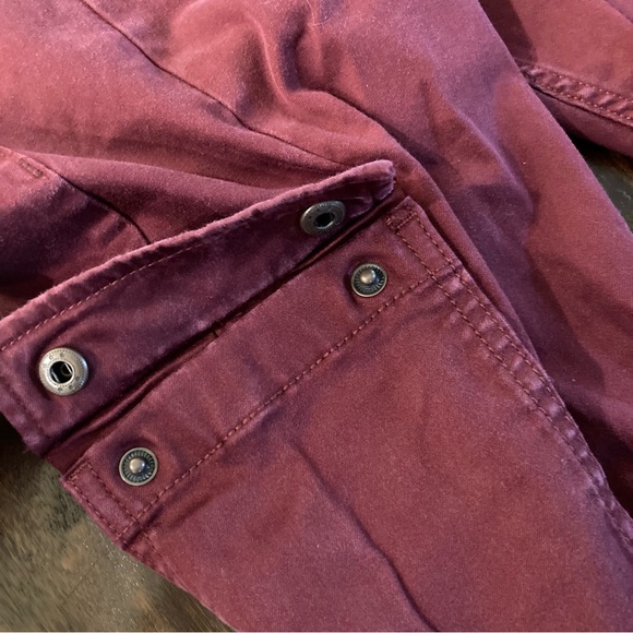 Maroon Skinny Jeans Cargo Pockets Old Navy Jeggings Size 2 - Picture 2 of 7
